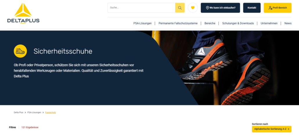 Delta Plus - Fußschutz